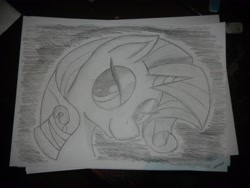 Size: 2560x1920 | Tagged: safe, artist:ghostofwar909, imported from derpibooru, rarity, female, solo, traditional art