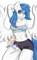 Size: 1879x2973 | Tagged: safe, artist:cybiline, imported from derpibooru, oc, oc only, oc:shooting star, anthro, simple background, solo, transparent background, watermark