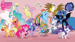 Size: 1200x679 | Tagged: safe, artist:williamshade, imported from derpibooru, applejack, big macintosh, derpy hooves, fluttershy, gilda, hoity toity, nightmare moon, pinkie pie, princess celestia, princess luna, rainbow dash, rarity, snails, snips, spike, trixie, twilight sparkle, alicorn, dragon, earth pony, griffon, parasprite, pegasus, pony, unicorn, season 1, anonymous, apple, are you a wizard, awesome face, dat ass, dat butt, do not want, double rainbow, feels good man, forever alone, fsjal, gentlemen, glasses, guy fawkes mask, haters gonna hate, herp derp, hipster, keyboard, keyboard cat, mane seven, mane six, meme, musical instrument, puking rainbows, rage face, son i am disappoint, that pony sure does love apples, trollface, vomit, y u no