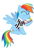 Size: 465x681 | Tagged: safe, artist:masem, imported from derpibooru, rainbow dash, blowing, blowing whistle, clothes, costume, eyes closed, female, football, nightmare night, nightmare night costume, puffy cheeks, rainblow dash, referee, referee rainbow dash, solo, whistle, whistle necklace