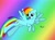 Size: 2592x1936 | Tagged: safe, artist:elegron, imported from derpibooru, rainbow dash, :d, female, gradient background, solo