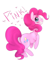 Size: 796x956 | Tagged: safe, artist:apisi, imported from derpibooru, pinkie pie, butt, cute, eyebrows, female, plot, solo