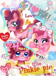 Size: 640x854 | Tagged: safe, artist:marihico, imported from derpibooru, pinkie pie, earth pony, pony, female, solo