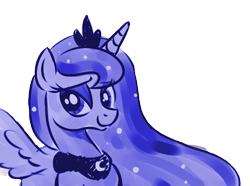 Size: 701x522 | Tagged: safe, artist:latenightlad, imported from derpibooru, princess luna, female, simple background, solo