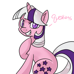 Size: 500x500 | Tagged: safe, artist:lustrous-dreams, imported from derpibooru, twilight, ask original twilight, ask, female, g1, solo, tumblr