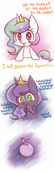 Size: 800x2500 | Tagged: safe, artist:joycall6, imported from derpibooru, princess celestia, princess luna, comic, laughing, lol, to the moon, younger
