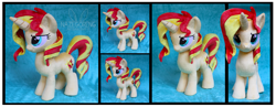 Size: 4495x1753 | Tagged: safe, artist:nazegoreng, imported from derpibooru, sunset shimmer, pony, unicorn, cute, irl, photo, plushie