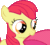 Size: 150x136 | Tagged: safe, imported from derpibooru, apple bloom, adorabloom, animated, bow, chewing, chewing ponies, cute, female, nom, pink fluffy unicorns dancing on rainbows, simple background, solo, transparent background