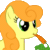 Size: 160x160 | Tagged: safe, imported from derpibooru, carrot top, golden harvest, pony, animated, carrot, chewing, chewing ponies, cute, cutie top, female, herbivore, horses doing horse things, nom, pink fluffy unicorns dancing on rainbows, simple background, solo, transparent background