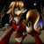 Size: 1000x1000 | Tagged: safe, artist:tardispony, derpibooru exclusive, imported from derpibooru, oc, oc only, oc:heartbreak, earth pony, pony, blue eyes, branding, breaker, commission, dirt, female, glow, glowing, heart, human in equestria, human to pony, knife, male to female, mare, messy mane, my little heartbreak, night, rock, rule 63, science fiction, solo, stars, tree
