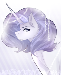 Size: 838x1025 | Tagged: safe, artist:cristate, imported from derpibooru, rarity, crystal pony, pony, female, solo