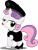 Size: 6184x8032 | Tagged: safe, artist:atomicmillennial, imported from derpibooru, sweetie belle, absurd resolution, beret, clothes, dress, female, high heels, lipstick, solo