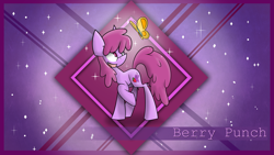 Size: 1920x1080 | Tagged: safe, artist:jorobro, imported from derpibooru, berry punch, berryshine, pony, female, solo