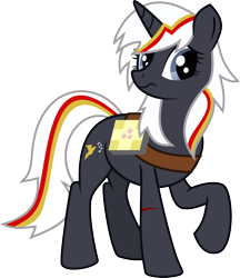 Size: 1472x1703 | Tagged: safe, artist:brisineo, imported from derpibooru, oc, oc only, oc:velvet remedy, pony, unicorn, fallout equestria, blood, fanfic, fanfic art, female, fluttershy medical saddlebag, horn, mare, medical saddlebag, saddle bag, simple background, solo, transparent background, vector