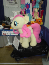 Size: 3240x4320 | Tagged: safe, artist:littlewolfstudios, imported from derpibooru, fluttershy, bronycon, bronycon 2013, cuddling, hug, irl, life size, love, photo, plushie, snuggling, soft