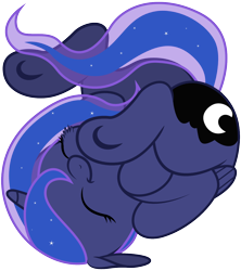 Size: 1600x1800 | Tagged: safe, artist:bri-sta, artist:yanoda, imported from derpibooru, princess luna, pony, .svg available, cute, female, filly, foal, rolling, solo, svg, underhoof, vector, woona