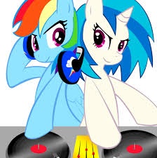 Size: 224x225 | Tagged: safe, imported from derpibooru, dj pon-3, rainbow dash, vinyl scratch, cute