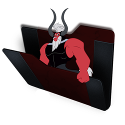 Size: 550x550 | Tagged: safe, artist:mlpxcarbondesigns, imported from derpibooru, lord tirek, computer icon, folder, male, solo, webcore