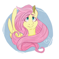 Size: 500x500 | Tagged: safe, artist:twilidramon, imported from derpibooru, fluttershy, female, portrait, solo