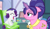 Size: 7501x4316 | Tagged: dead source, safe, artist:claritea, imported from derpibooru, cookie crumbles, rarity, pony, unicorn, absurd resolution, babity, baby, baby food, baby pony, chair, feeding, filly, foal, highchair, magic, mother and daughter, telekinesis, tired