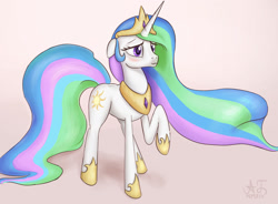 Size: 1879x1386 | Tagged: safe, artist:augustbebel, imported from derpibooru, princess celestia, pony, blushing, cute, cutelestia, explicit source, female, smiling, solo, wingless
