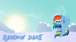 Size: 6000x3373 | Tagged: safe, artist:a-jewel-of-rarity, artist:godoffury, imported from derpibooru, rainbow dash, absurd resolution, wallpaper