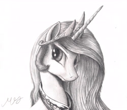 Size: 9361x8119 | Tagged: safe, artist:graboiidz, imported from derpibooru, princess celestia, absurd resolution, drawing, female, grayscale, monochrome, portrait, solo, traditional art