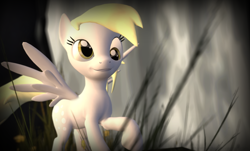 Size: 1200x727 | Tagged: safe, artist:chiramii-chan, imported from derpibooru, derpy hooves, pegasus, pony, 3d, female, field, gmod, mare, solo