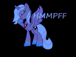 Size: 2048x1536 | Tagged: safe, artist:daisymeadows, imported from derpibooru, princess luna, cold, female, s1 luna, simple background, sneezing, solo