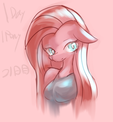 Size: 3821x4117 | Tagged: safe, artist:qicop, imported from derpibooru, pinkie pie, anthro, cute, cuteamena, female, pinkamena diane pie, pixiv, solo