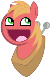 Size: 870x1320 | Tagged: safe, artist:elcomber, imported from derpibooru, big macintosh, earth pony, pony, awesome face, male, simple background, solo, stallion, transparent background, vector