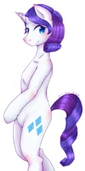 Size: 400x800 | Tagged: safe, artist:divided-s, imported from derpibooru, rarity, pony, bipedal, elusive, rule 63, solo