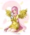 Size: 1790x2048 | Tagged: safe, artist:malice-artworks, imported from derpibooru, angel bunny, fluttershy, human, clothes, female, humanized, solo, sweatershy, winged humanization