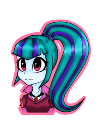 Size: 798x1010 | Tagged: safe, artist:ridgessky, imported from derpibooru, sonata dusk, equestria girls, rainbow rocks, :3, female, solo