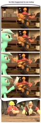 Size: 850x2500 | Tagged: safe, imported from derpibooru, lyra heartstrings, crossover, engineer, hand, hand fetish, heavy, heavypony, parody, team fortress 2