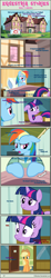 Size: 1004x5498 | Tagged: safe, artist:estories, imported from derpibooru, applejack, rainbow dash, twilight sparkle, unicorn, comic:seeds of darkness, comic, hospital, unicorn twilight