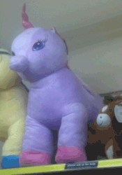 Size: 671x960 | Tagged: safe, imported from derpibooru, twilight sparkle, animated, bootleg, irl, off model, photo, plushie, tenso, toy, wat