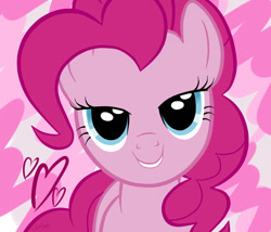 Size: 900x770 | Tagged: safe, artist:dashboom, imported from derpibooru, pinkie pie, bedroom eyes, female, heart, solo