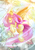 Size: 1024x1446 | Tagged: safe, artist:aaynra, imported from derpibooru, fluttershy, eyes closed, female, solo, stained glass