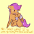 Size: 500x500 | Tagged: safe, artist:feathersandink, imported from derpibooru, scootaloo, ask, bandage, crying, female, injured, solo, that scootaloo, tumblr