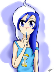 Size: 720x960 | Tagged: safe, artist:riouku, imported from derpibooru, minuette, human, female, humanized, solo, toothbrush