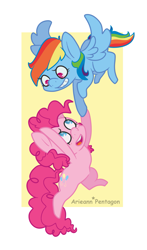 Size: 1177x2000 | Tagged: safe, artist:arieann-pentagon, imported from derpibooru, pinkie pie, rainbow dash