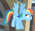 Size: 847x747 | Tagged: safe, imported from derpibooru, screencap, rainbow dash, rarity takes manehattan, female, flying, solo