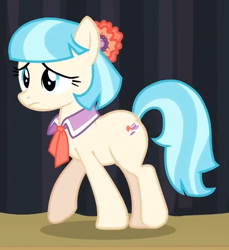 Size: 478x522 | Tagged: safe, imported from derpibooru, screencap, coco pommel, rarity takes manehattan, female, sad, solo