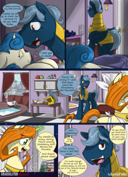 Size: 1950x2700 | Tagged: safe, artist:dracojayproduct, imported from derpibooru, oc, oc only, oc:caroline, oc:pierson, pony, comic:lunar isolation, comic