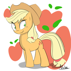 Size: 1280x1280 | Tagged: safe, artist:nuke928, imported from derpibooru, applejack, female, solo