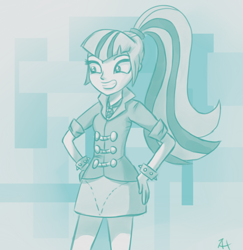 Size: 620x639 | Tagged: safe, artist:fapalot, imported from derpibooru, sonata dusk, equestria girls, rainbow rocks, female, smiling, solo