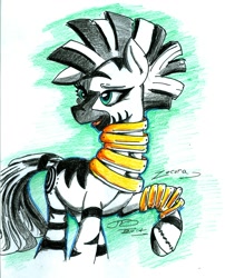 Size: 1616x1999 | Tagged: safe, artist:digitaldomain123, imported from derpibooru, zecora, zebra, doodle, female, solo, traditional art