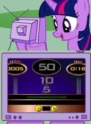 Size: 563x771 | Tagged: safe, imported from derpibooru, twilight sparkle, after dark games, exploitable meme, meme, obligatory pony, tv meme, zapper