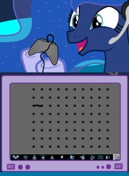 Size: 562x769 | Tagged: safe, imported from derpibooru, princess luna, gamer luna, after dark games, exploitable meme, foggy boxes, meme, obligatory pony, tv meme